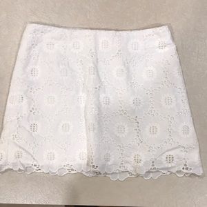 Eyelet White Lily Pulitzer skirt